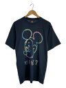 【中古】Disney VINTAGE◆MICKEY/Tシャツ/コットン/NVY【メンズウェア】(4)