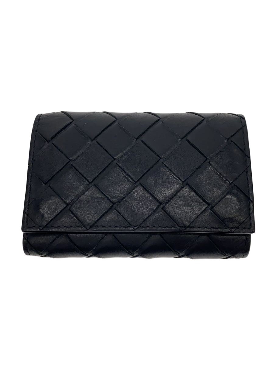 【中古】BOTTEGA VENETA◆キーケース/レザー/BLK/メンズ【服飾雑貨他】