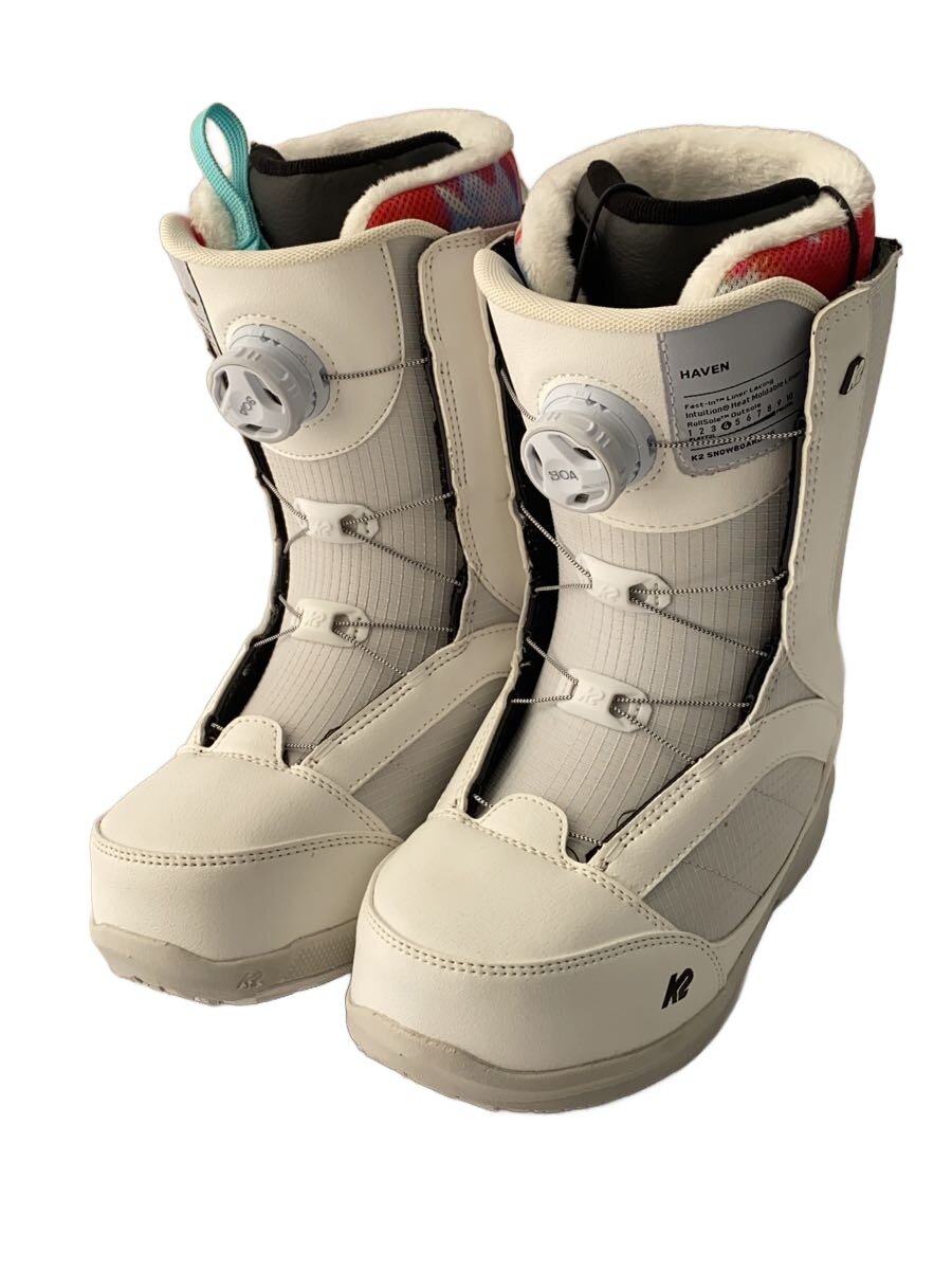 【中古】K2◆スノーボードブーツ/23cm/BOA/WHT/HAVEN/レディース/25-26モデル【スポーツ】