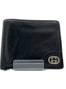 【中古】GUCCI◆2つ折り財布/レザー/BLK/メンズ/181674【服飾雑貨他】(4)