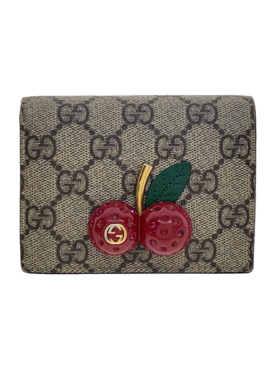 【中古】GUCCI◆2つ折り財布/--/BRW/総柄/レディース/476050【服飾雑貨他】