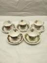 【中古】Royal Doulton◆カップ&ソーサー/5点セット/WHT【キッチン用品】