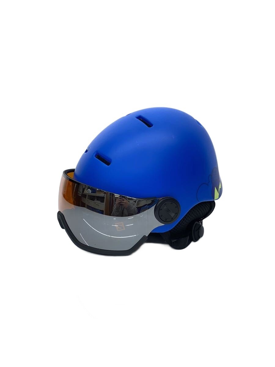 【中古】salomon◆GROM VISOR Pop Blue Mat KM(53-56cm)/BLU【スポーツ】(4.0)