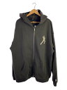 【中古】Peace and After◆ジップパーカー/XL/コットン/GRY【レディースウェア】