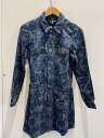 【中古】RRL◆Indigo Floral-Print Canvas/ジャケット/2/コットン/BLU/総柄/2829502400【メンズウェア】(4)