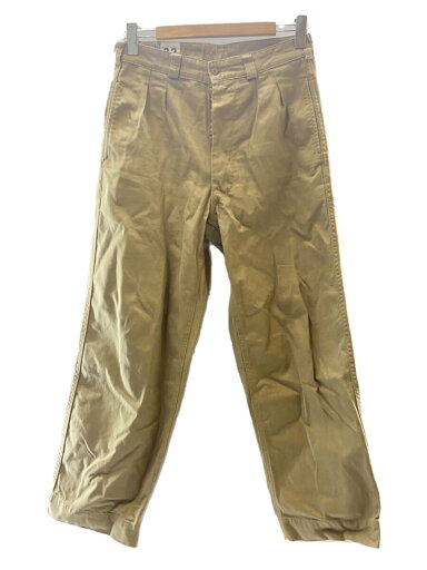 【中古】ALIER AIZENAY◆ストレートパンツ/--/コットン/BEG/無地【メンズウェア】 【中古】ALIER AIZENAY◆ストレートパンツ/--/コットン/BEG/無地【メンズウェア】