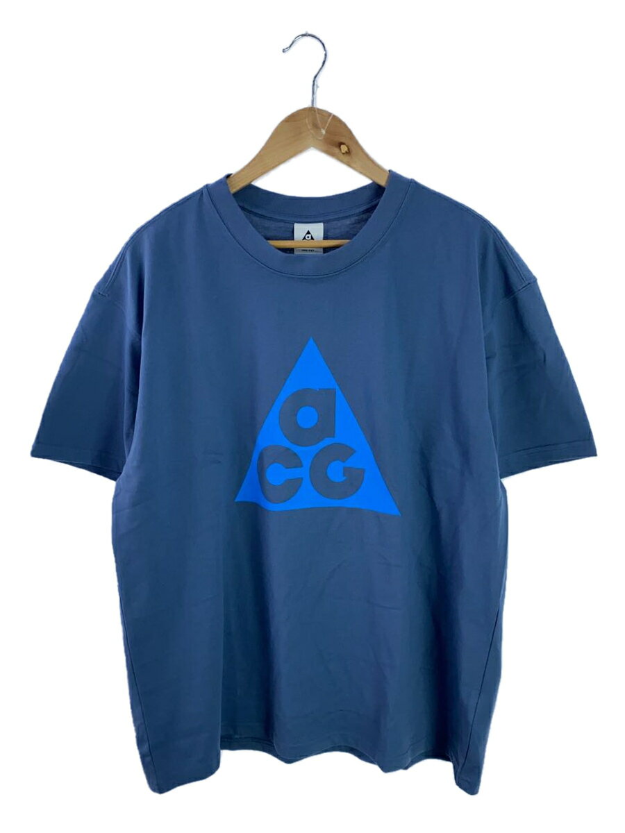 NIKE ACG◆Tシャツ/XL/コットン/BLU/プリント/DJ3645-010