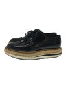 【中古】PRADA◆エスパドリーユ/ウイングチップ/ドレスシューズ/US5.5/BLK/2EZ 015/【シューズ】