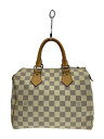 【中古】LOUIS VUITTON◆スピーディ25_ダミエ・アズール_WHT/PVC/WHT/総柄【バッグ】(4)