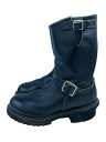 【中古】RED WING◆ENGINEER BOOT/エンジニアブーツ/US8/BLK/PT91/ナイフポケット/ミッドナイトシリーズ【シューズ】