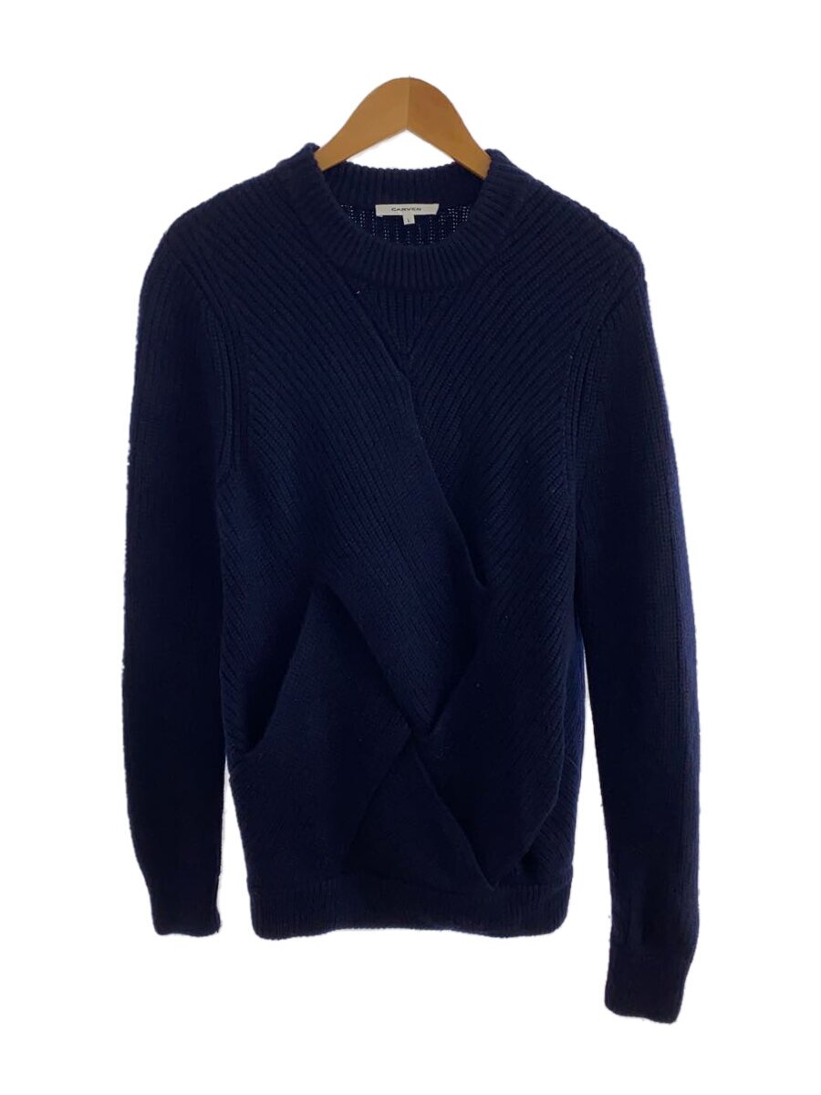 【中古】CARVEN◆ニット・セーター(厚手)/--/ウール/NVY/8220PU71【メンズウェア】