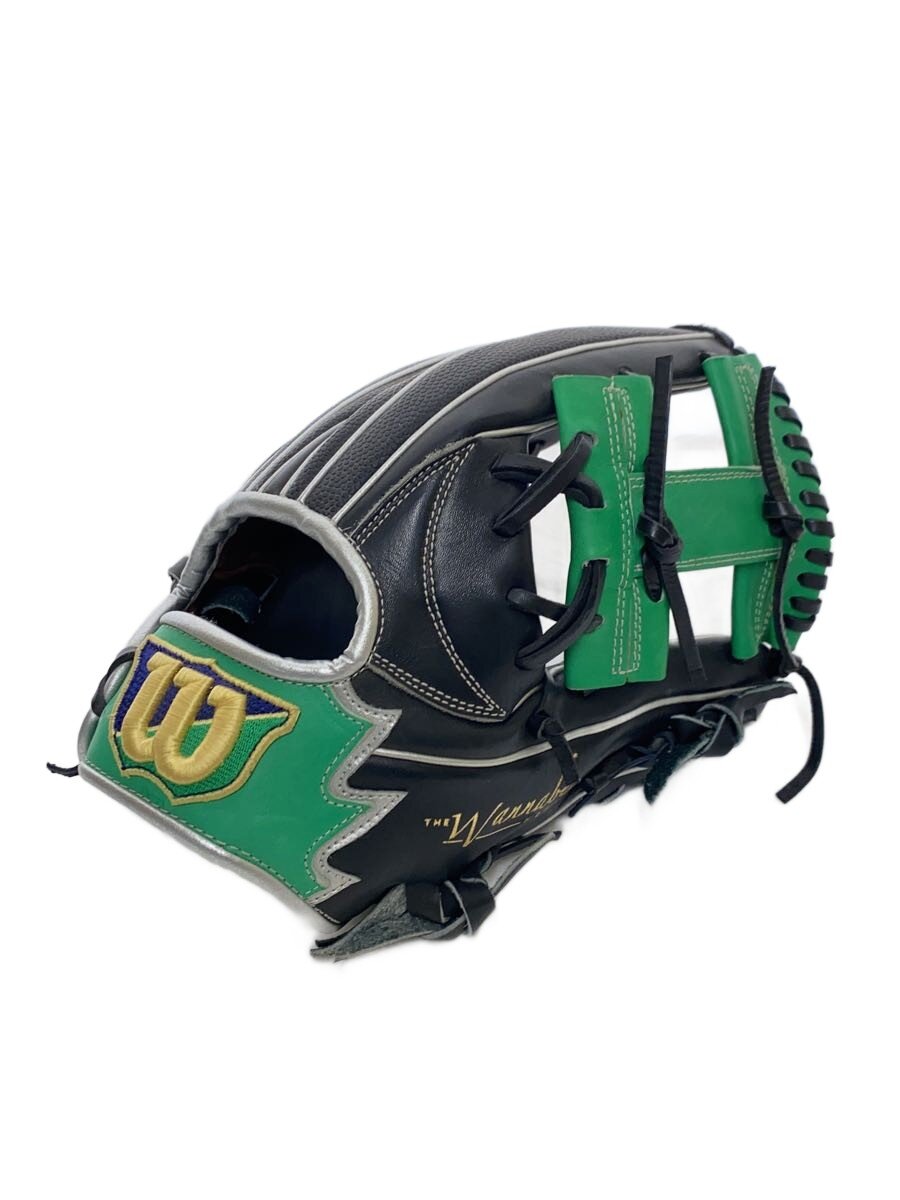 【中古】Wilson◆グローブ/野球用品/右利き用/GRN【スポーツ】