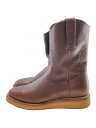 【中古】CHIPPEWA◆ブーツ/US7/BRW/レザー/72160【シューズ】