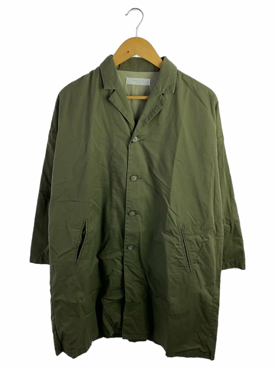 【中古】SETTO◆コート/FREE/コットン/GRN//【レディースウェア】
