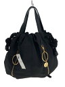 【中古】SEE BY CHLOE◆ハンドバッグ/--/BLK/無地/02-19-82-65/flo/トート【バッグ】