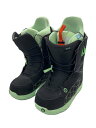 【中古】BURTON◆スノーボードブーツ/23cm/クイックレーシング/BLK/10438101【スポーツ】
