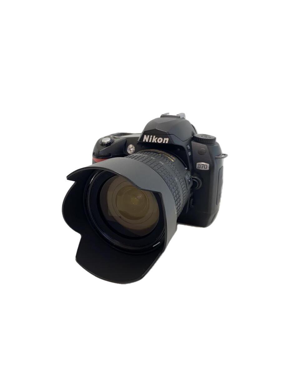 【中古】Nikon◆デジタル一眼レフカメラ/デジカメ/D70レンズキット/黒物家電/ガジェット/ニコン/ブラック【カメラ】