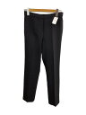 【中古】Spick&Span◆イージーバックスリットパンツ/38/コットン/BLK/24-030-200-9020-1-0【レディースウェア】