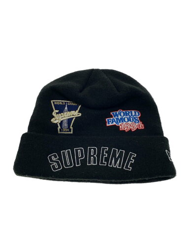 【中古】Supreme◆ニットキャップ/--/アクリル/BLK/メンズ【服飾雑貨他】 【中古】Supreme◆ニットキャップ/--/アクリル/BLK/メンズ【服飾雑貨他】