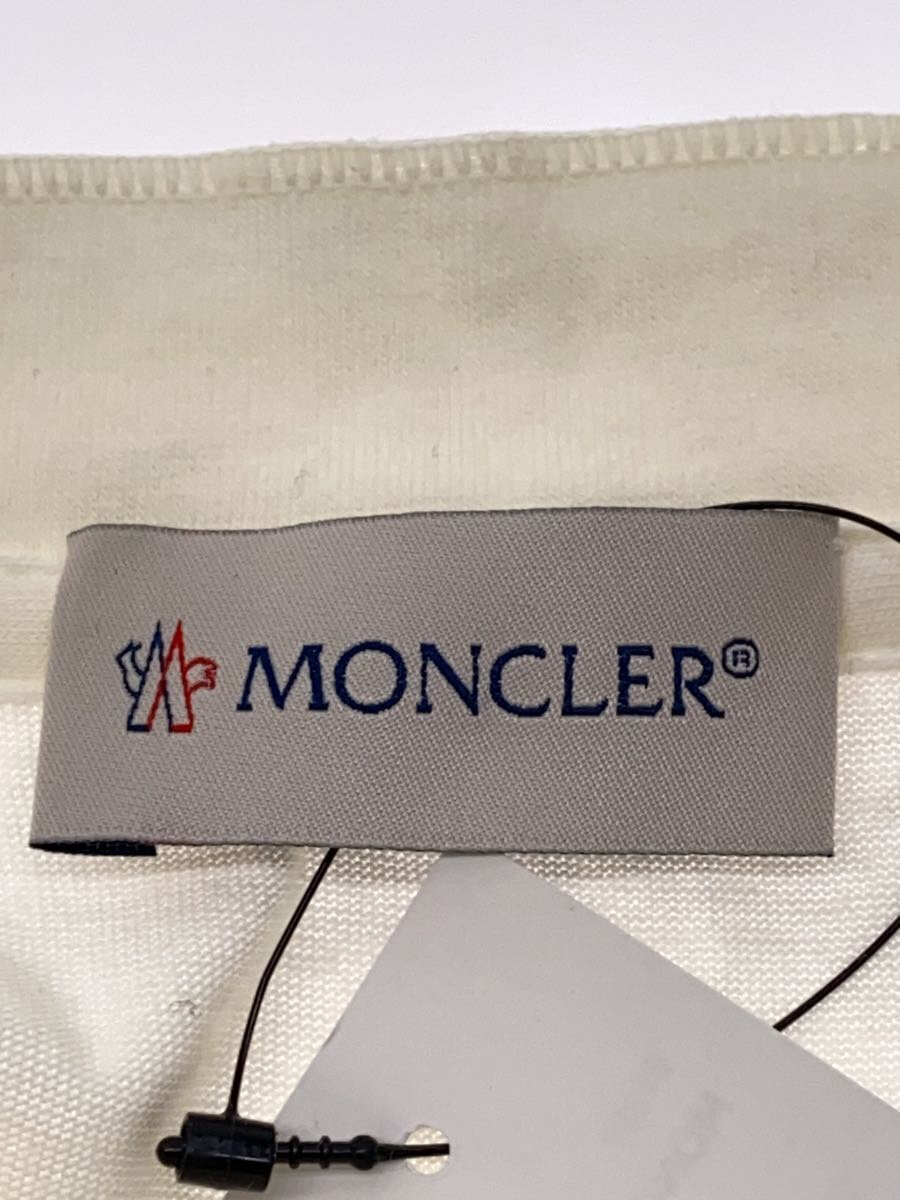 【中古】MONCLER◆半袖ワンピース/XS/コットン/アイボリー/g10938i72410 829et//【レディースウェア】