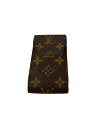 【中古】LOUIS VUITTON◆シガレットケース/レザー/BRW/モノグラム/メンズ【服飾雑貨他】