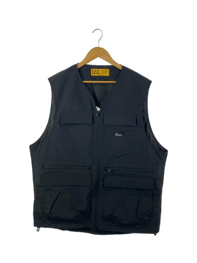 【中古】FAT◆ナイロンベスト/--/ナイロン/BLK/無地/F32410-JK05-AB【メンズウェア】 【中古】FAT◆ナイロンベスト/--/ナイロン/BLK/無地/F32410-JK05-AB【メンズウェア】