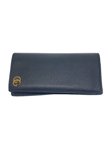 【中古】GUCCI◆長財布_GGマーモント/レザー/BLK/メンズ【服飾雑貨他】 【中古】GUCCI◆長財布_GGマーモント/レザー/BLK/メンズ【服飾雑貨他】