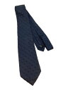 【中古】GUCCI◆ネクタイ/シルク/NVY/総柄/メンズ【服飾雑貨他】