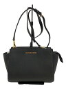 【中古】MICHAEL KORS◆ショルダーバッグ/--/BLK/35HBGLMM6L【バッグ】