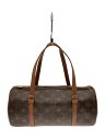 【中古】LOUIS VUITTON◆1)パピヨン30_モノグラム・キャンバス_BRW/PVC/BRW/総柄【バッグ】