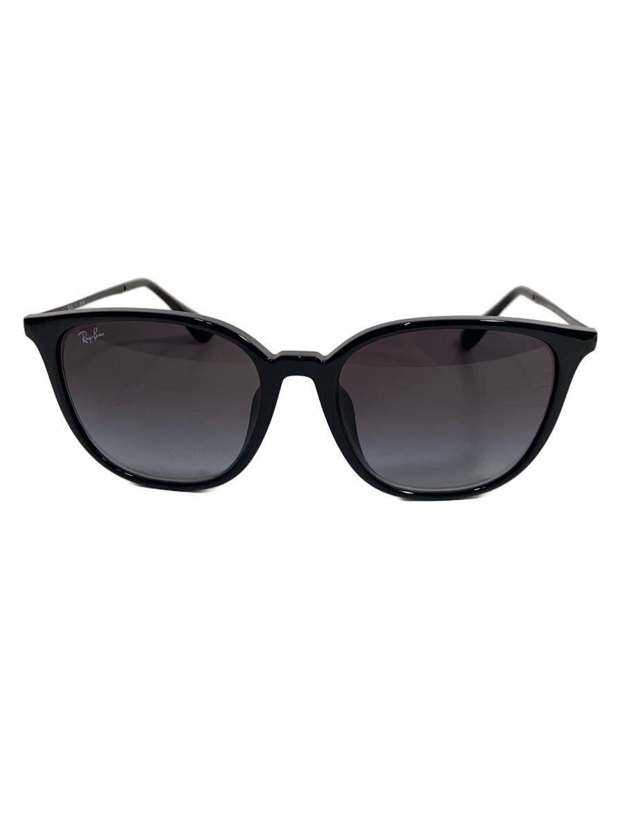 【中古】Ray-Ban◆サングラス/ウェリントン/BLK/BLK/メンズ/RB4348D//【服飾雑貨他】