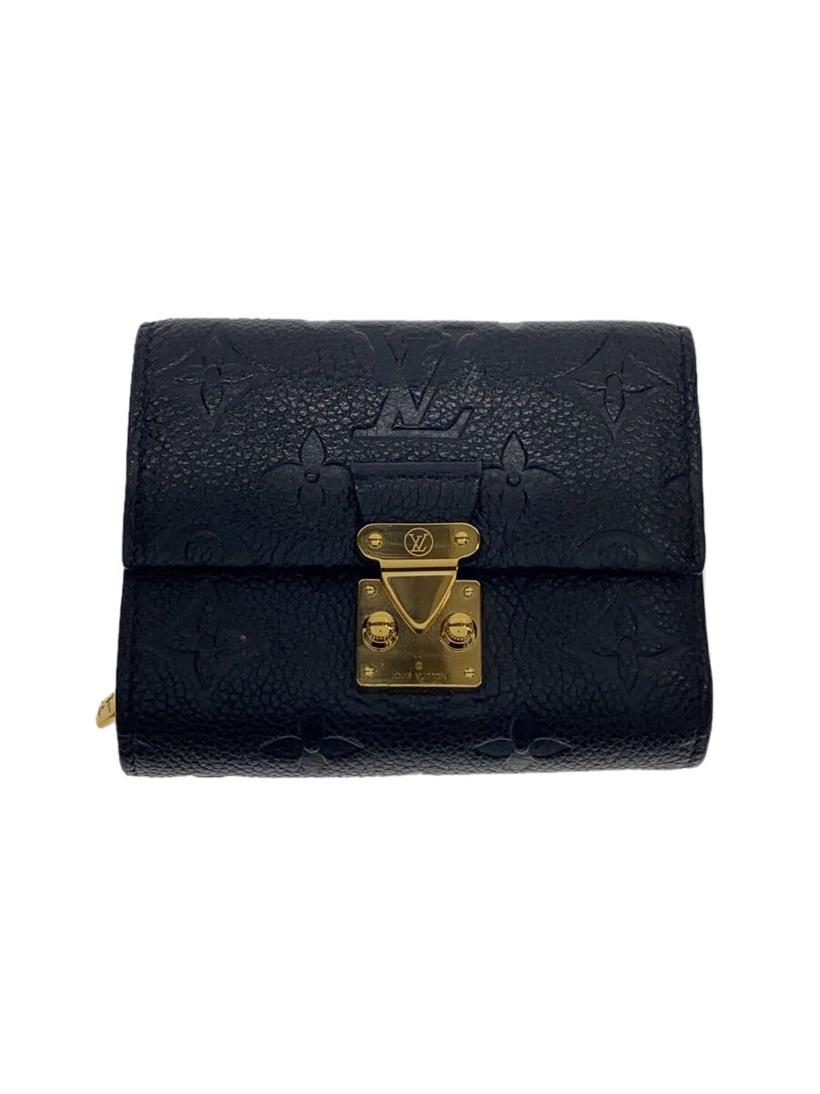【中古】LOUIS VUITTON◆ポルト・フォイユ・メティス・コンパクト_モノグラム・アンプラント