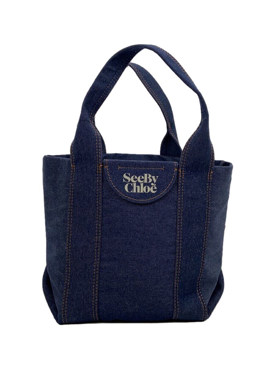 SEE BY CHLOE - 【中古】SEE BY CHLOE◆トートバッグ/デニム/BLU/CHS22WSB62C3245D//【バッグ】