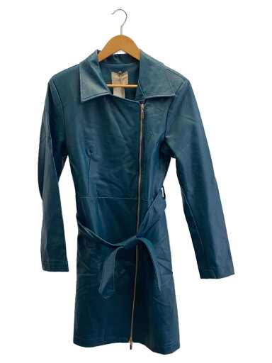 【中古】RINASCIMENTO◆コート/L/フェイクレザー/GRN【レディースウェア】 【中古】RINASCIMENTO◆コート/L/フェイクレザー/GRN【レディースウェア】