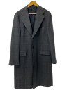 【中古】PILGRIM◆ウールカシミヤチェスターコート/52/ウール/GRY/61-09-35-09102【メンズウェア】(4)
