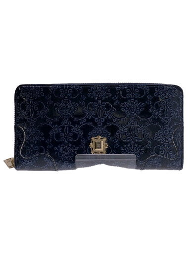 【中古】ANNA SUI◆長財布/エナメル/NVY/総柄/レディース【服飾雑貨他】 【中古】ANNA SUI◆長財布/エナメル/NVY/総柄/レディース【服飾雑貨他】