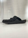 【中古】KEEN◆UNEEK PREMIUM LEATHER SLIDE/サンダル/27.5cm/BLK/1024902【シューズ】(4)