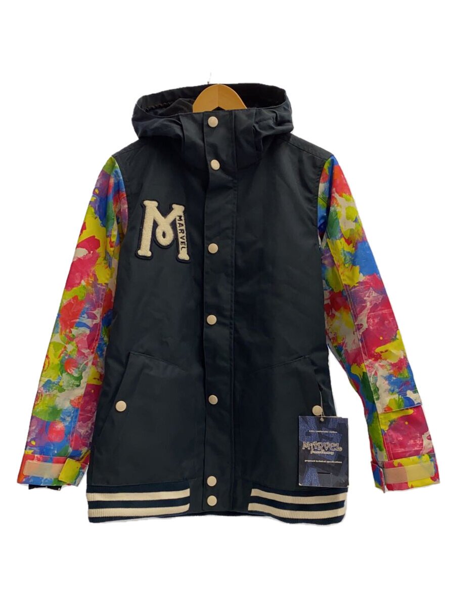 【中古】MARVEL◆ウェアー/M/NVY/スリーブマルチカラー/スキーウェア/スノボー【スポーツ】