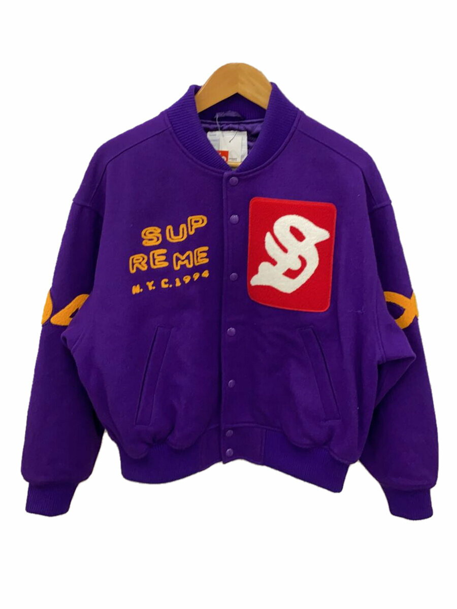 【中古】Supreme◆スタジャン/S/コットン/PUP/無地//【メンズウェア】