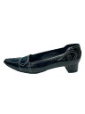【中古】TOD’S◆パンプス/34 1/2 /BLK/エナメル【シューズ】