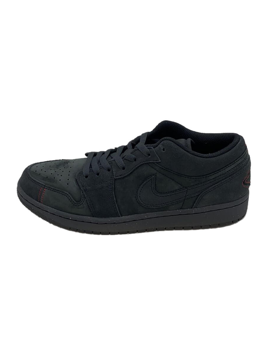 【中古】NIKE◆AIR JORDAN 1 LOW SE CRAFT_エア ジョーダン 1 LOW SE クラフト/27.5cm/BL【シューズ】