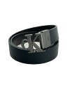 【中古】Calvin Klein Jeans◆ベルト/牛革/BLK/メンズ/HC0604//【服飾雑貨他】