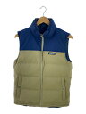 【中古】patagonia◆16FW/リバーシブル/Reversible Bivy Down Vest/ナイロン/BEG/27587【レディースウェア】