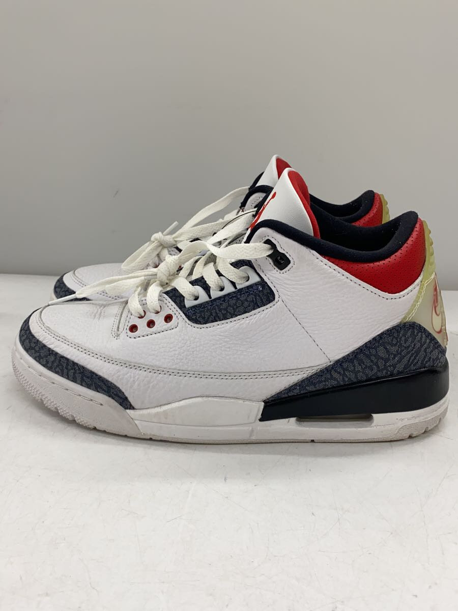 【中古】NIKE◆AIR JORDAN 3 RETRO SE-T/ハイカットスニーカー/27cm/WHT/CZ6433-100【シューズ】