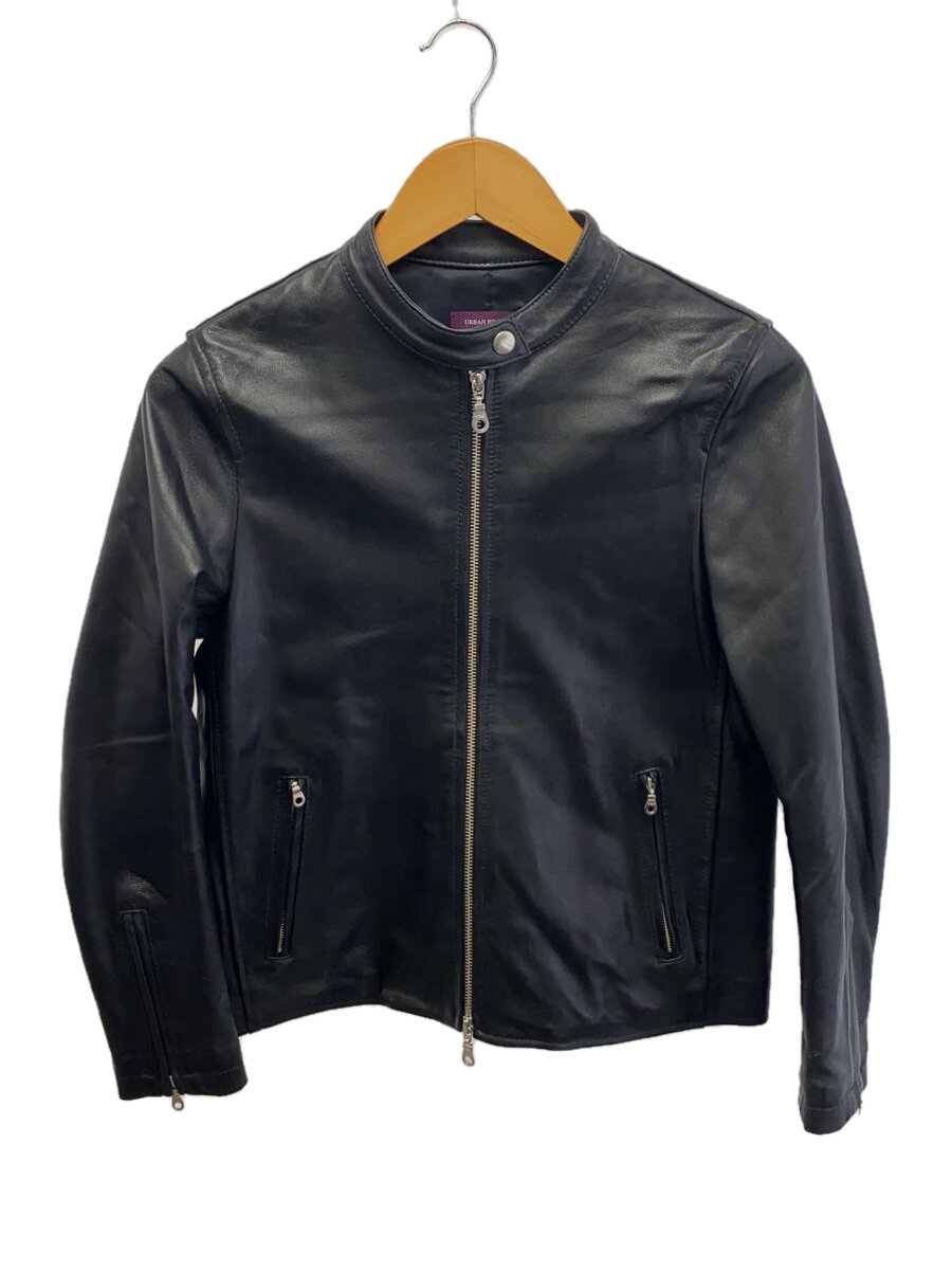 【中古】URBAN RESEARCH◆ジャケット/M/レザー/BLK/無地/WH93-27M004【メンズウェア】