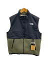【中古】THE NORTH FACE◆DENALI VEST_デナリベスト/L/ポリエステル/KHK【メンズウェア】