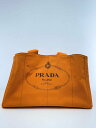 【中古】PRADA◆トートバッグ/キャンバス/ORN【バッグ】(4)