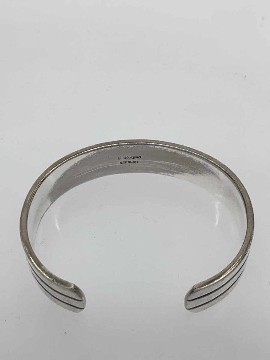 【中古】BRUCE MORGAN/ナバホ族/スタンプワークブレスレット/バングル/SV925/SLV【...