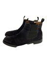 【中古】DOUCAL’S◆サイドゴアブーツ/--/BLK【シューズ】
