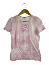 【中古】CHANEL◆L/Tシャツ/40/コットン/PNK//【レディースウェア】